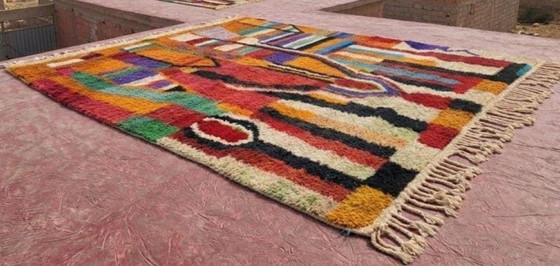 Tappeto marocchino 350 × 250 cm – Design astratto colorato – Multicolore – Tappeti, Lana (photo 4 of 6)