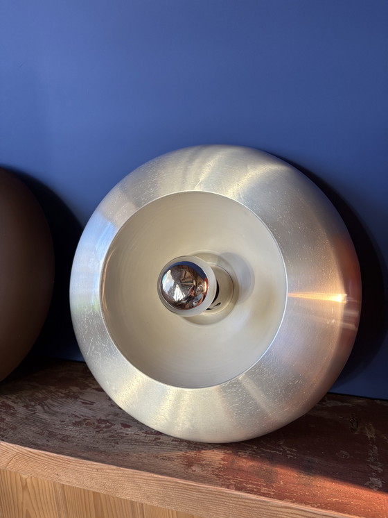 Image 1 of Space Age Nieuwenhuis Holland Decken- oder Wandleuchte