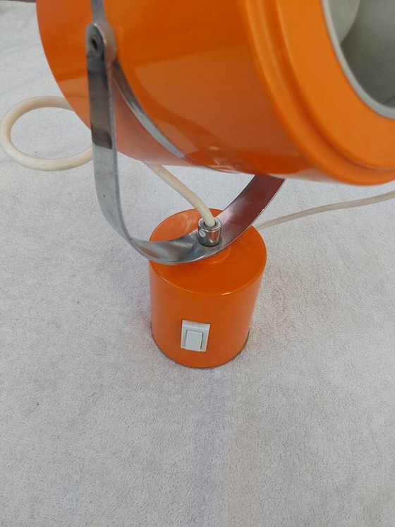 Image 1 of Oranje draaibare tafellamp Sixties Edition