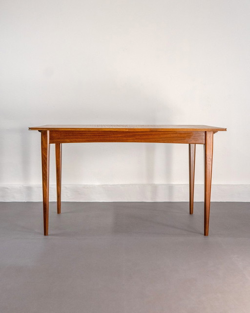 Mid Century Extending Dining Table Made of Teak and Afromosia by A. Younger Ltd.