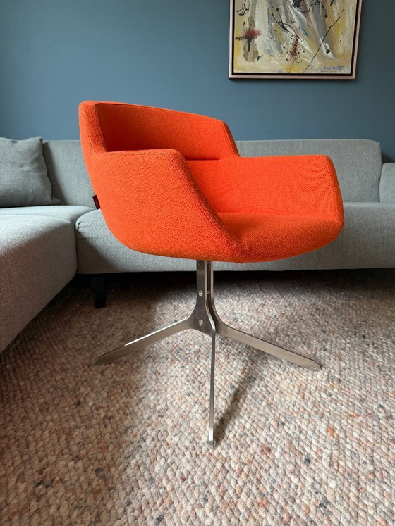 Image 1 of 1 sedia Artifort Mood di Rene Holten con base a stella in acciaio