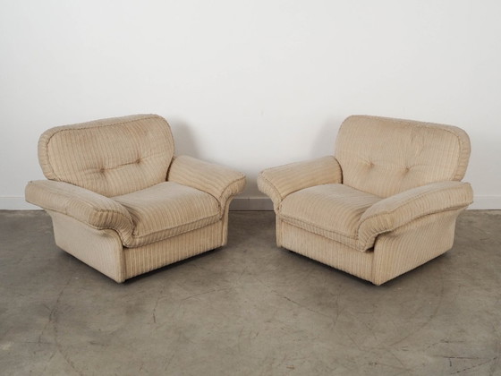 Image 1 of Fauteuil Soffio couleur crème, design italien, années 1970, fabriqué par Doimo