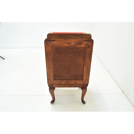 Image 1 of Mid-century Toalet wood night stand, Czechoslovakia 1950s