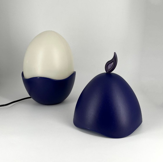 Image 1 of Madai egg lamp by Baroni & Patrini for Antonangeli - Italian 1980s design
