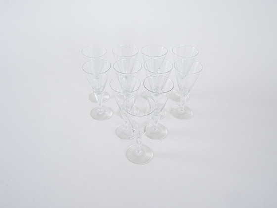 Image 1 of Set of crystal glasses, Danish design, 1970s, manufacturer: Denmark