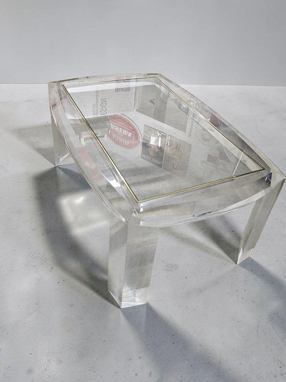 Image 1 of Traum Designer Möbel Glanz Acryl Glas Sofatisch Couchtisch Tisch 