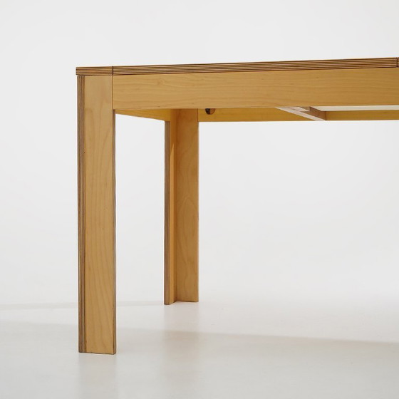 Image 1 of Maple table with extendable top, 1970s