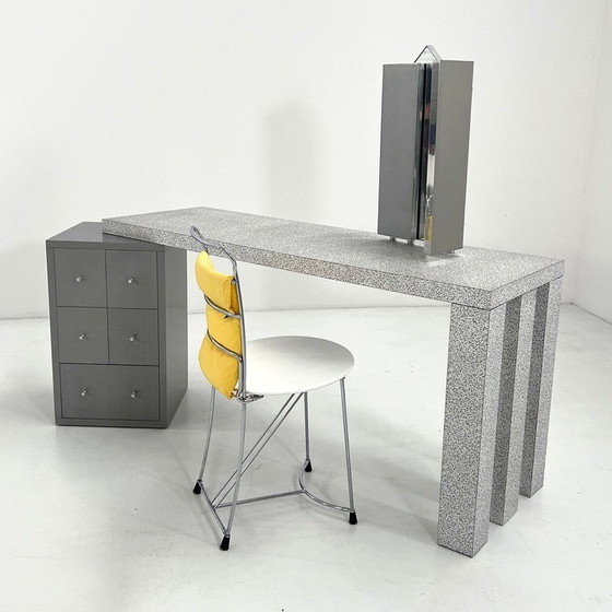 Image 1 of Dione kaptafel/bureau van Antonia Astori voor Driade, jaren 80.