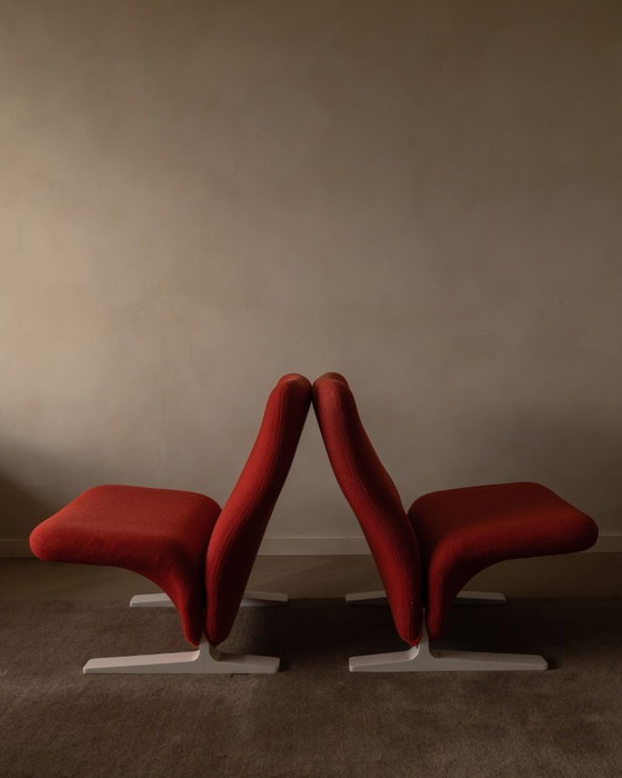 Image 1 of Set van 2 Pierre Paulin “Concorde” F780 loungestoelen voor Artifort – jaren 60