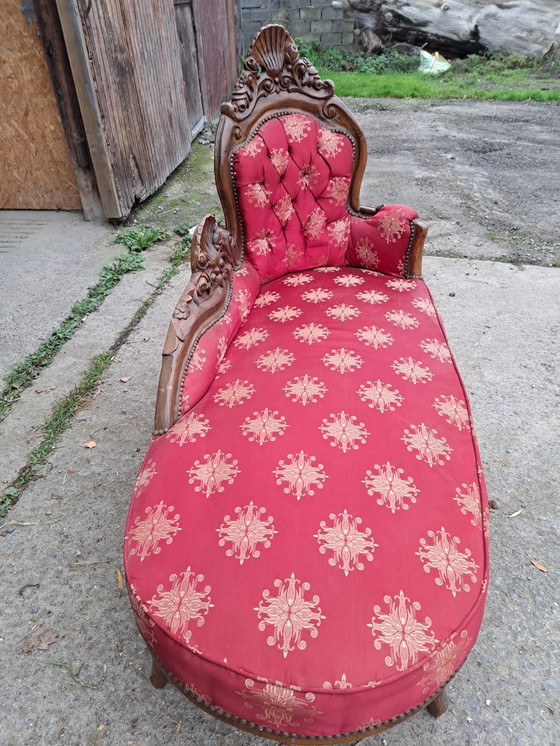 Image 1 of Divano letto rosso contemporaneo