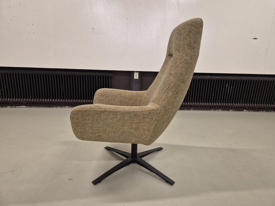 Image 1 of SCONTO DEL 30% IN SHOWROOM - Poltrona girevole Montel Xavi - Marrone/Giallo