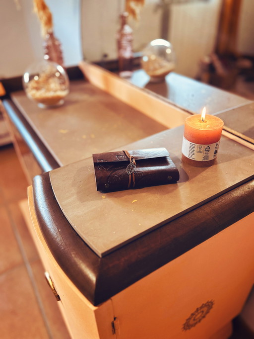 Coiffeuse / consola Art Déco entièrement rénovée — pieza única