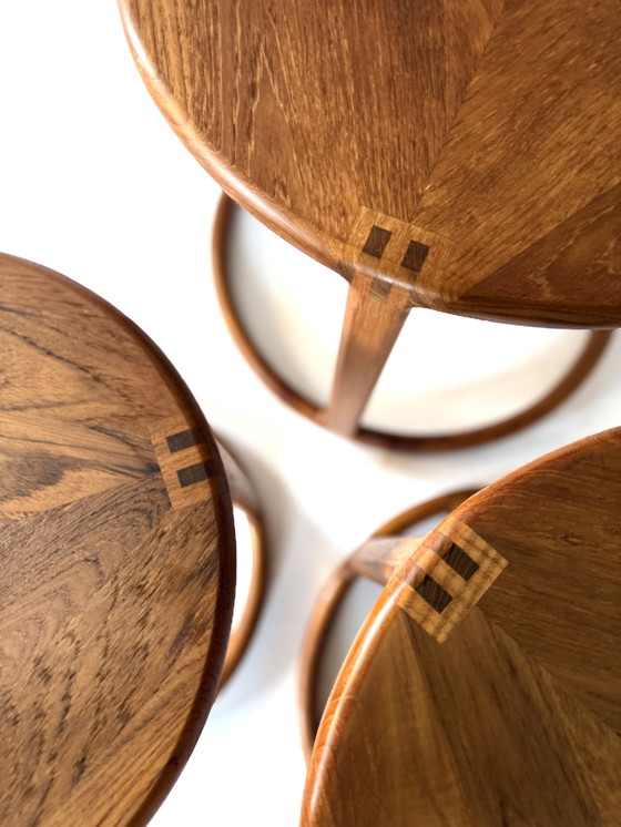 Image 1 of Vintage Danish teak mimiset coffee table '70