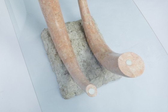 Table basse Mactan Stone Tusk, style Magnussen Ponte – Tables basses, Glass (photo 6 of 8)