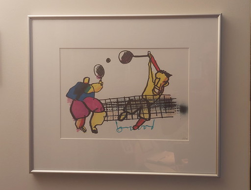 Gerahmtes Herman Brood Tennis
