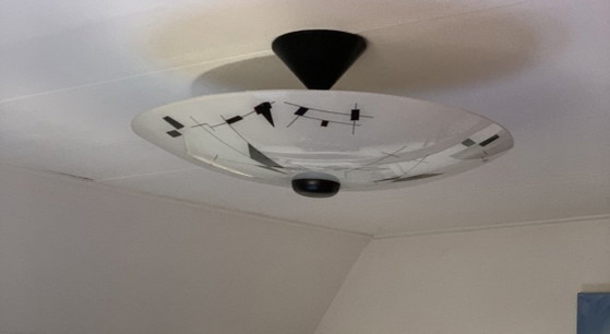 Image 1 of Lampada a sospensione/plafoniera dal design vintage (Zukov)