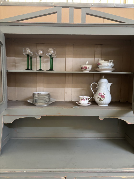 Vintage Brocante Buffetkast – Buffetkasten, Wood (photo 4 of 8)