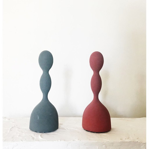 Pair of vintage virgo lamps by Ilaria Gibertini for Nemo, 1990