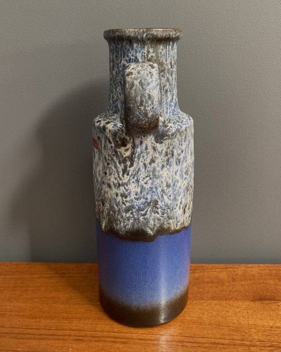 Image 1 of Vaso Scheurich blu e grigio modello 401-28