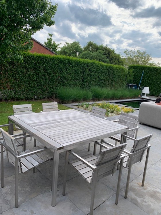 Tuinset Design Tribú Natal Te Koop (8 Stoelen En 1 Tafel) – Tribù, Wood (photo 2 of 10)