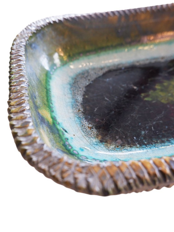 Image 1 of Brutalistische Schale von Agu Reuvers, 1960er Jahre