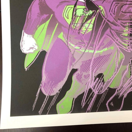 1990s After Andy Warhol "Superman" Lithograph – Lithographs & prints, Paper (photo 3 of 11)