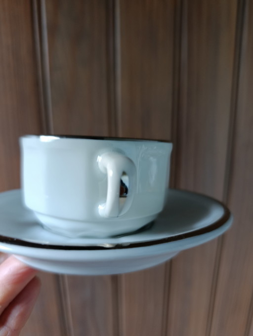 6 tasses bistrot parisien modèle Flora - Apilco Deshoulieres 
