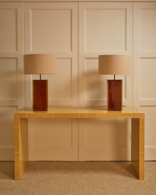 Zwei italienische Lampen – 1970er Jahre