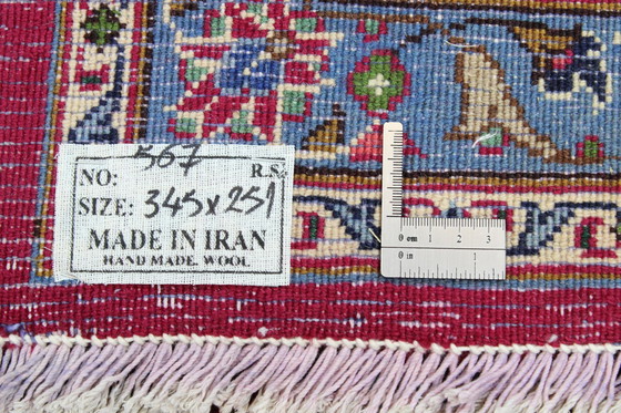 Image 1 of Original handgeknüpfter Perserteppich Kashmar 345 x 251 cm