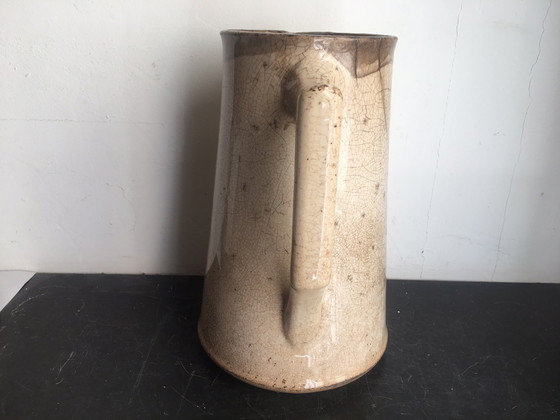 Image 1 of Brocca XXL in ceramica Creil e Montereau 1894/1920 Art Deco
