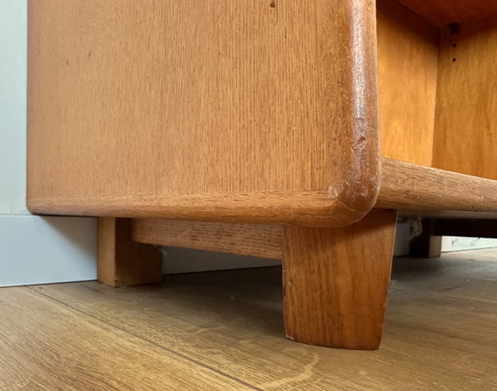 Vintage Pastoe Secretaire/Boekenkast BE04. Cees Braakman – High boards, Wood (photo 11 of 11)