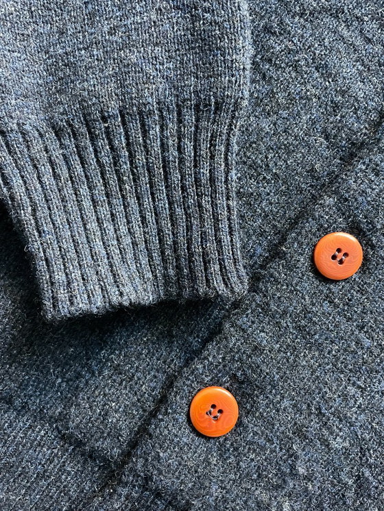 Image 1 of Max Rohr – Cárdigan icónico «Hecho en Italia» – 100 % lana virgen