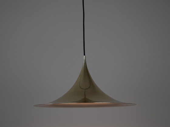 Image 1 of Danish vintage Semi pendant lamp by Bonderup and Thorup, Fog og Morup, 1968
