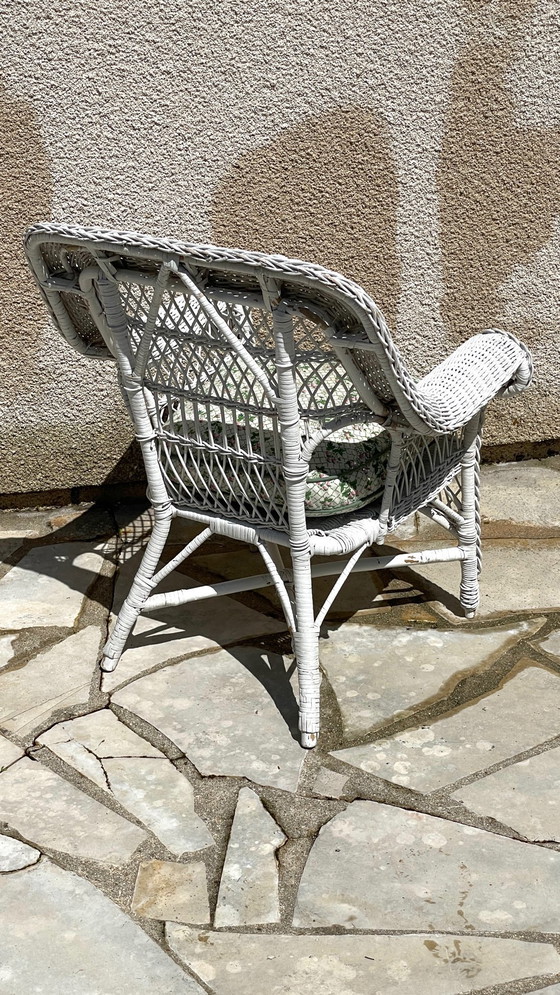 Image 1 of Fauteuil de Jardin Kids Rotin Vintage