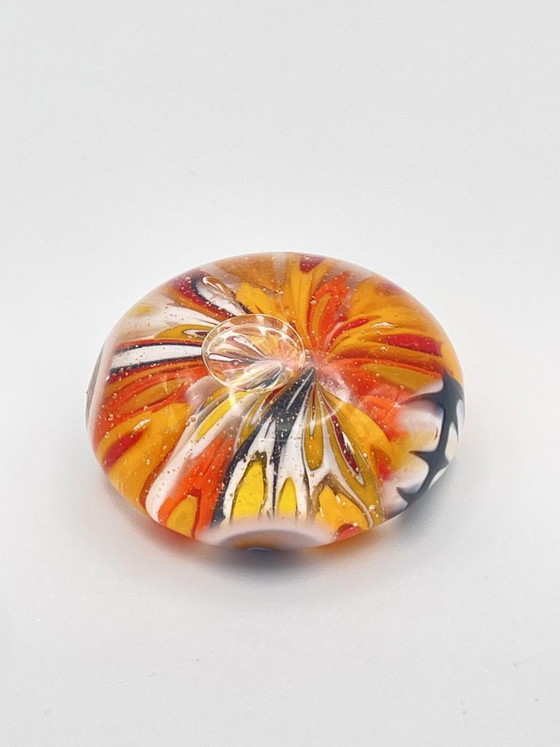 Image 1 of Livio Campanella 7 Briefbeschwerer aus Muranoglas in Millefiori mit Murrine
