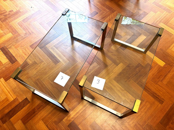 Image 1 of 2x Ghyczy side table T53, 82x44cm, high 42cm