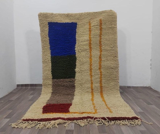 Handgemaakt vloerkleed van puur wol, traditioneel vakmanschap, afmeting 150/350 cm – Aime Té (photo 8 of 9)