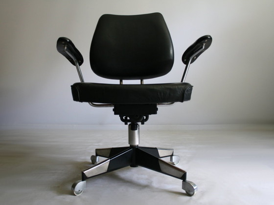 Image 1 of Johannes Larsen - Kontorstol 1955 Rar Labofa (DK) Vintage executive chair