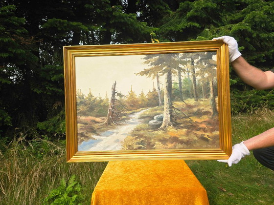 Original Mid-Century Oil Painting by Christian Lautrup – Paintings & Drawings, Canvas (photo 2 of 11)