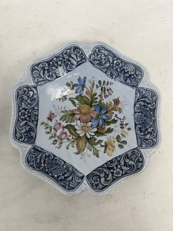 Italian Ceramic Wall Plate Set Franco Rufinelli Assisi – Wall decoration (photo 3 of 8)