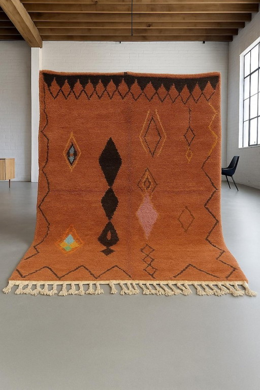 Traditionelle marokkanische Teppiche in Leinenoptik, 300 x 200 cm