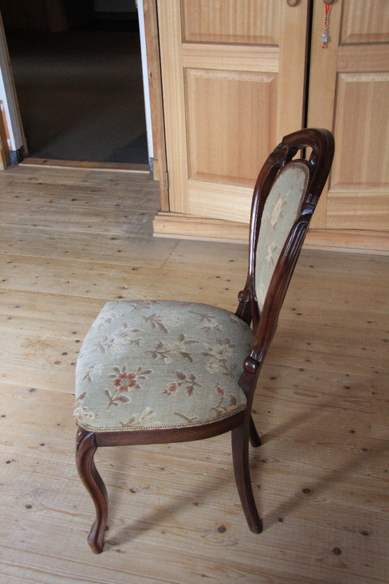 Image 1 of affascinante sedia barocca antica louis seize