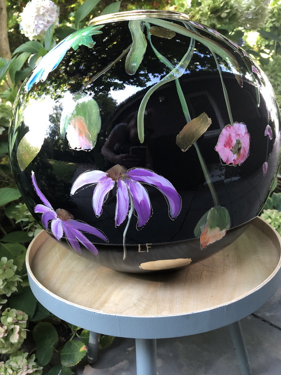 Image 1 of Vibe Art Hand-Painted Vase New!