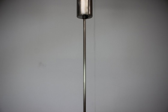 Image 1 of Pendentif carré en verre transparent de Mid Century par Kamenicky Šenov, années 1960, Tchécoslovaquie