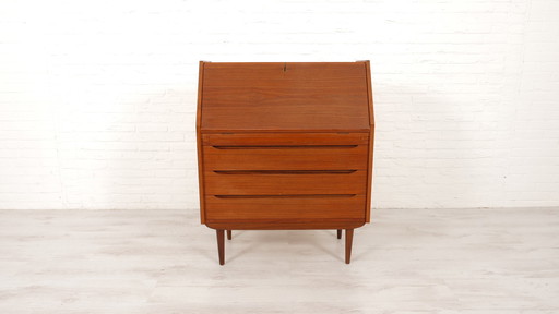 Vintage Secretaire | Danish | Teak | 84 Cm