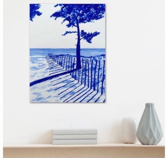 Image 1 of Acrilico su carta bianca Hahnemuhle 325 g. Dimensioni 40x30 cm.