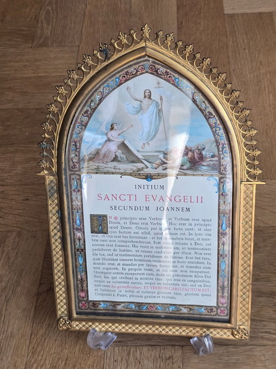 Image 1 of Altar Canon (Altar Cards (Tabellae Lavabo) 19th Century