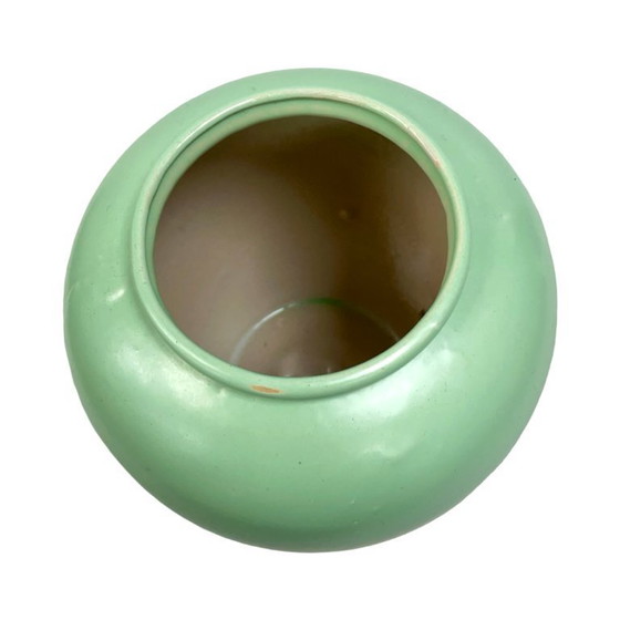 Image 1 of Scheurich 504-20 mintgrüne minimalistische Keramikvase, Deutschland 1970er Jahre