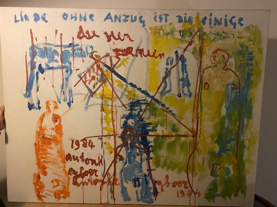 Image 1 of Anton Heyboer, Love Without Prejudice Is the Only Way 1984