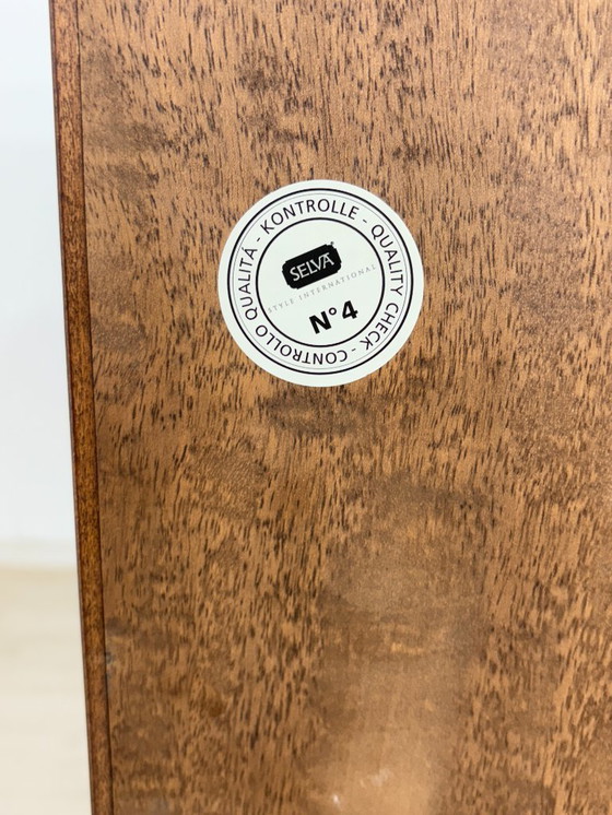 Image 1 of Prachtige Selva secretaire, houten kast, gemaakt in Italië